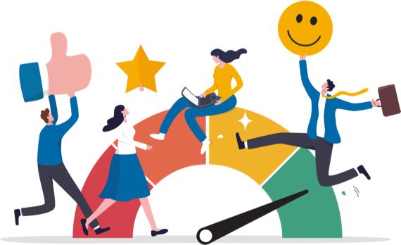 Three young girls stand in a classroom with their arms around each other while smiling at the camera.